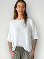 alex knit - warm white cotton Apparel