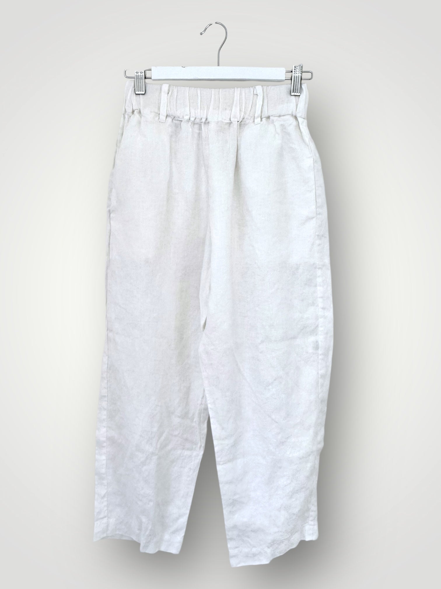 peta pants - white linen Apparel
