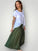 lulu skirt - moss linen Apparel