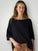 alex top-black cotton knit Apparel