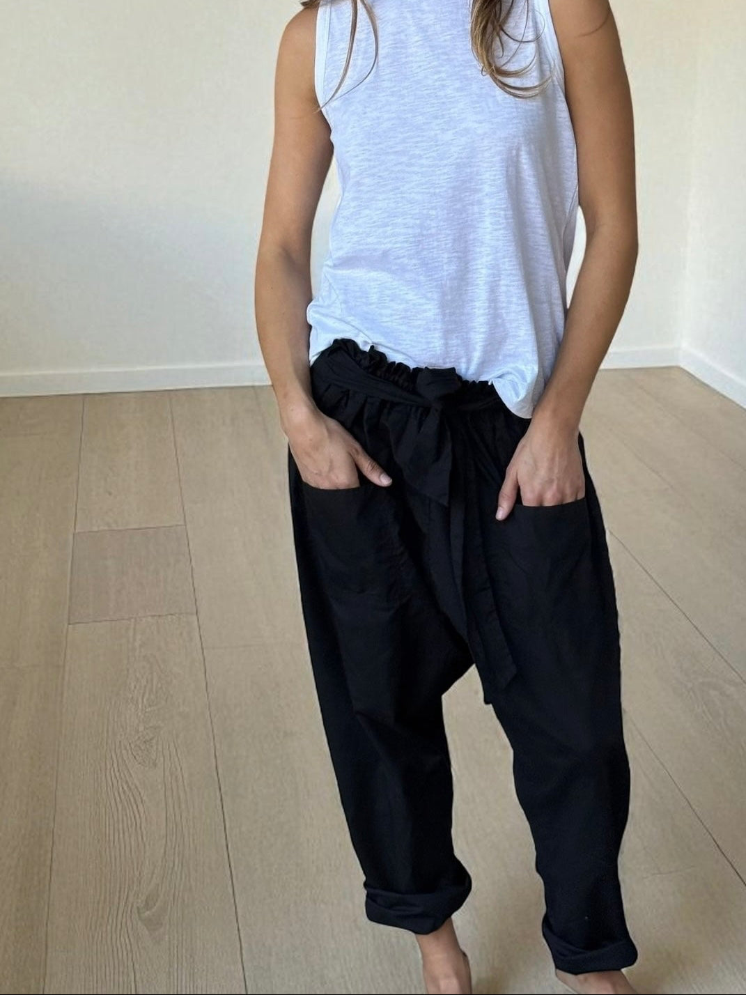 ruby pants - black cotton Apparel