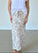 anthea skirt - big natural flower linen Apparel