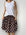 zoe skirt - chocolate spot linen Apparel