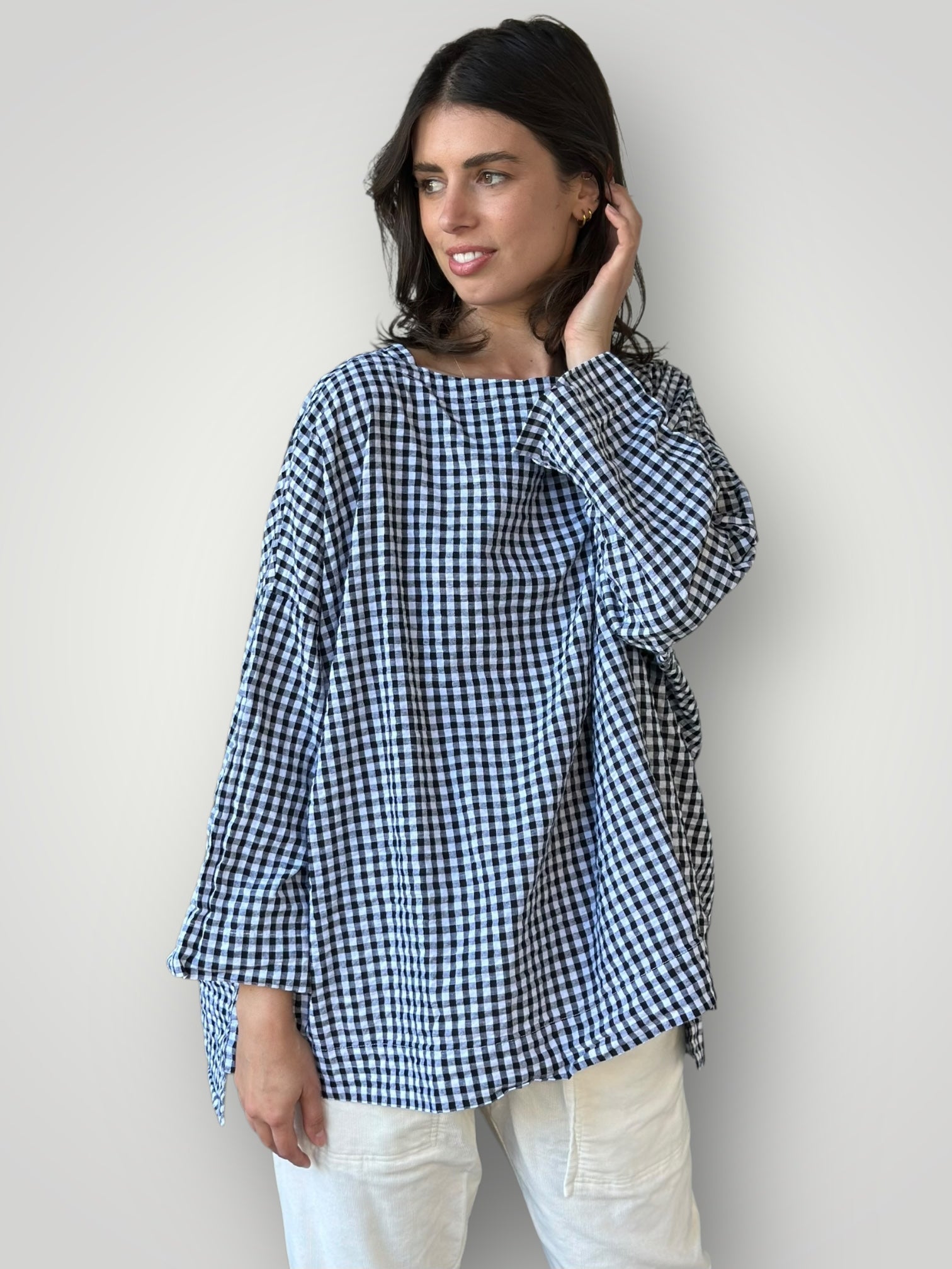 avril top - black /white gingham Apparel