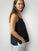 amy linen cami - black Apparel