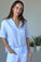 erin shirt-soft blue linen Apparel