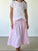lola skirt - soft pink linen Apparel