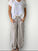 jackie pant - small soil stripe linen Apparel
