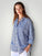 caitlyn shirt - blue dusk stripe cotton Apparel