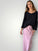 anthea skirt - dusty rose linen Apparel