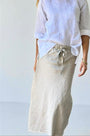 anthea skirt-natural linen Apparel