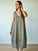 amber dress - sage linen Apparel