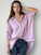 issey shirt - dusty rose linen Apparel