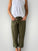 darcy pants - army linen Apparel