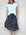 lola skirt - navy spot linen Apparel
