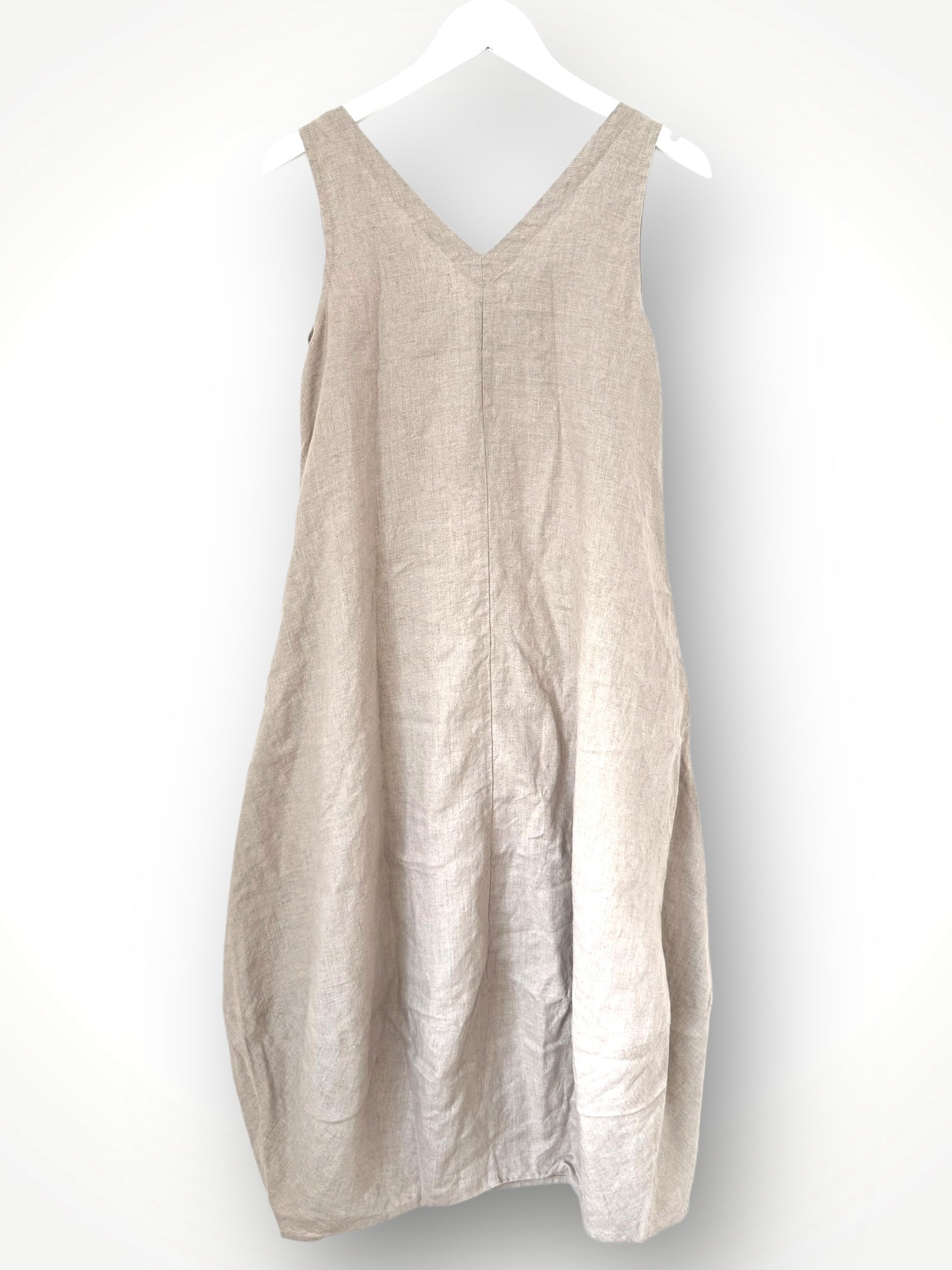 amber dress - natural linen Apparel