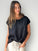 emma top - black linen Apparel