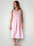 becky dress - peony pink linen Apparel