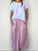 lana skirt-dusty rose linen Apparel