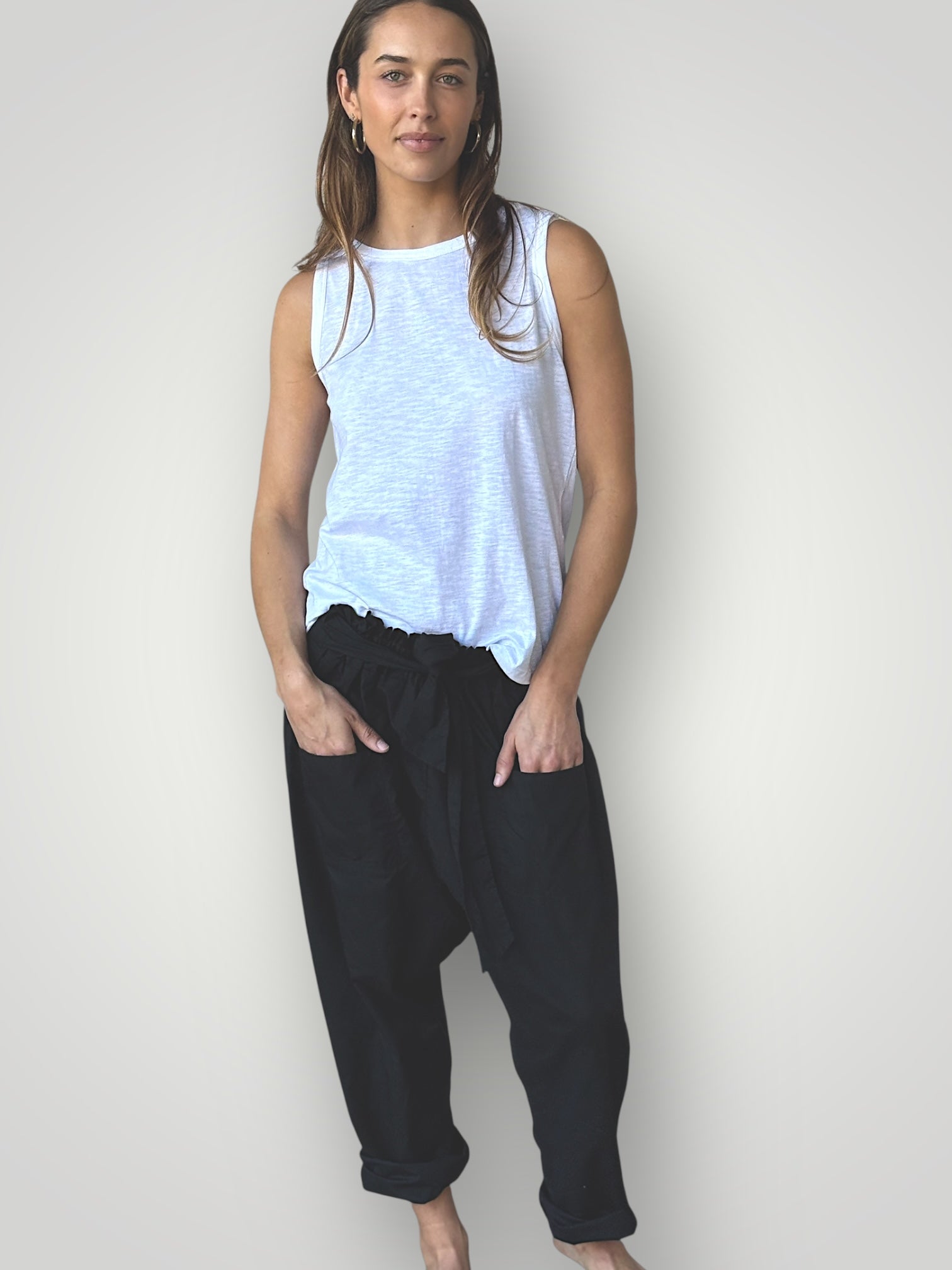 ruby pants - black cotton Apparel