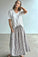 lulu skirt - soil stripe linen Apparel