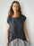 sarah top-charcoal linen Apparel
