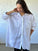 aiden boyfriend shirt -white linen Apparel