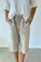 billy short-natural linen Apparel