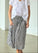 lola skirt- charcoal stripe linen Apparel