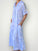 bridget dress - soft blue/white big flower linen Apparel