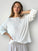 ashton knit - summer white cotton Apparel