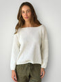 aria jersey- ivory cotton pointel Apparel