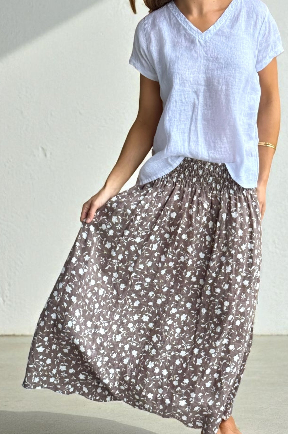 lulu skirt - soil floral Apparel