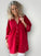 aiden oversized shirt - red cord Apparel