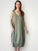 amber dress - sage linen Apparel