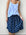 zoe skirt - navy spot linen Apparel