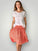 zoe skirt - orange daisy Apparel