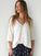 alex cotton knit cardi-warm white Apparel