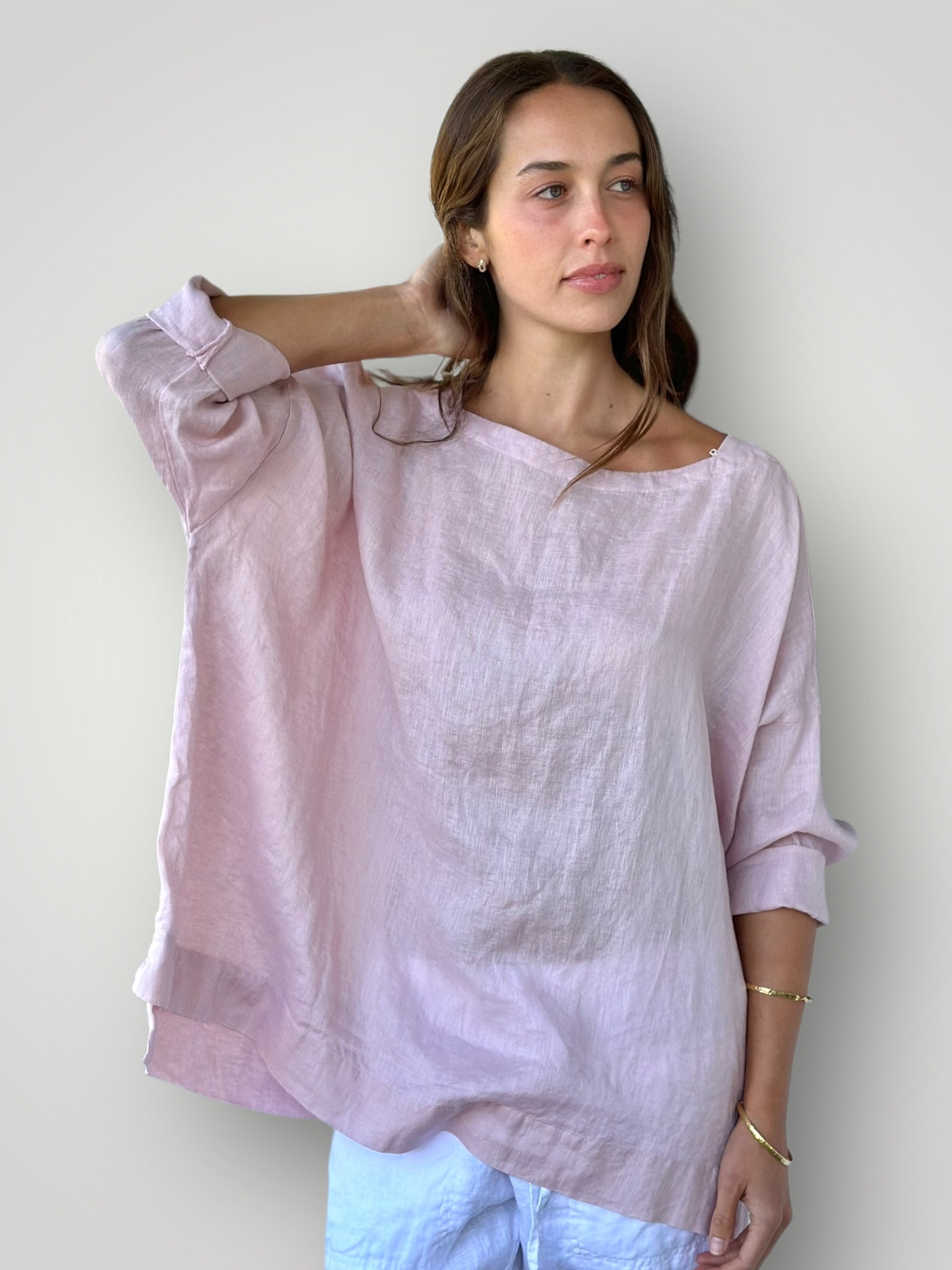 avril top - peony pink Apparel