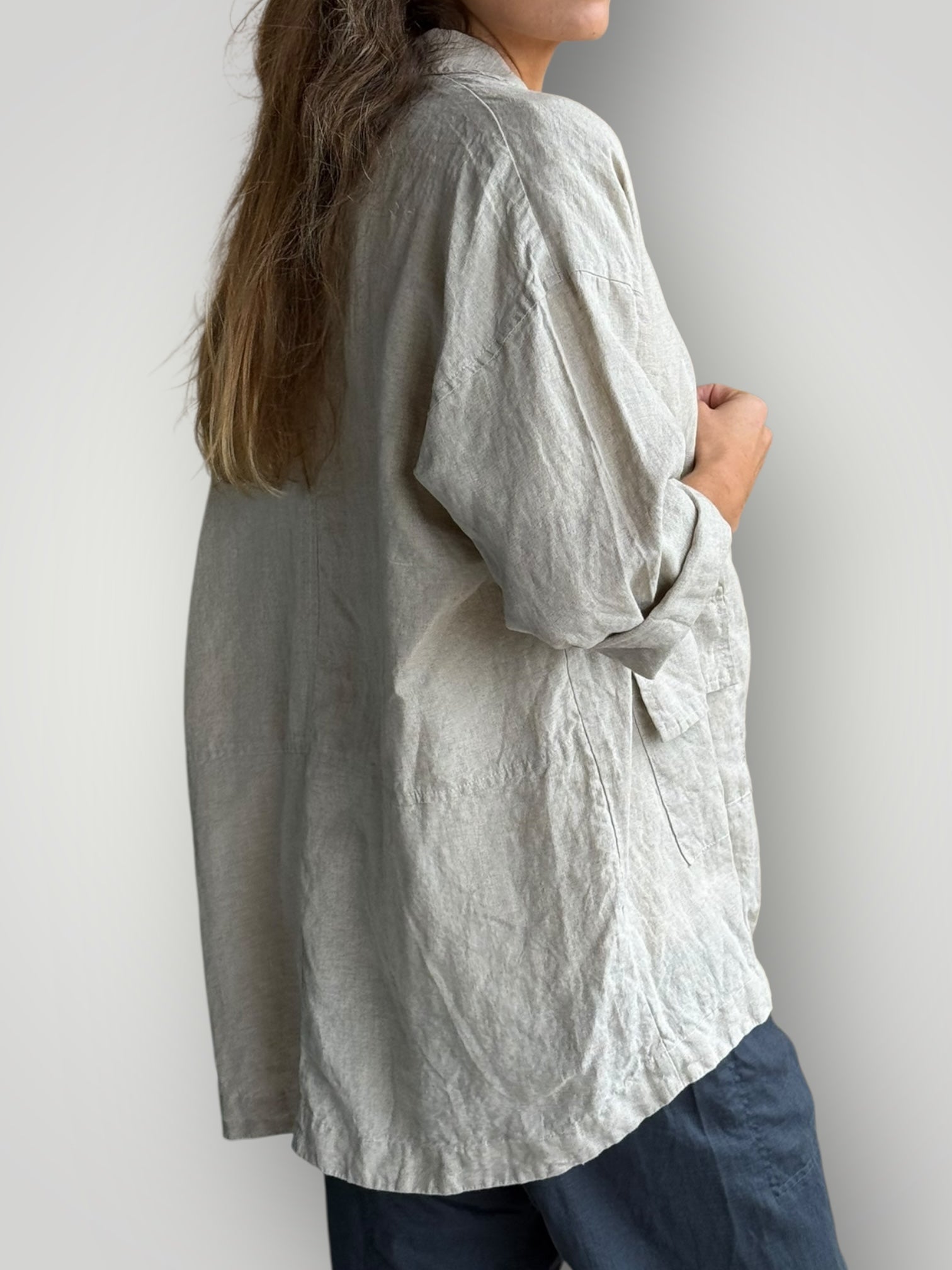 eden blazer - natural linen Shirts