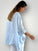 avril top - light soft blue linen Apparel