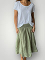 lola skirt - sage linen Apparel