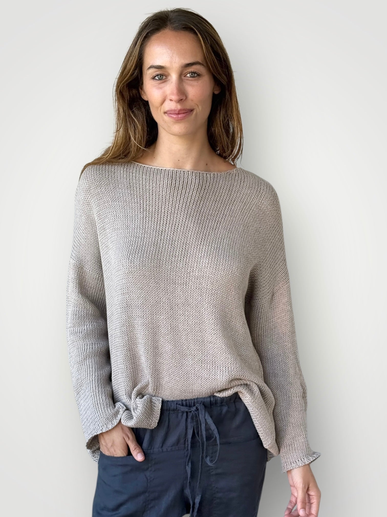 ashton knit - natural cotton Apparel