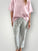 darcy pants - fine grey stripe linen Apparel