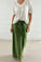 anthea skirt - moss linen Apparel