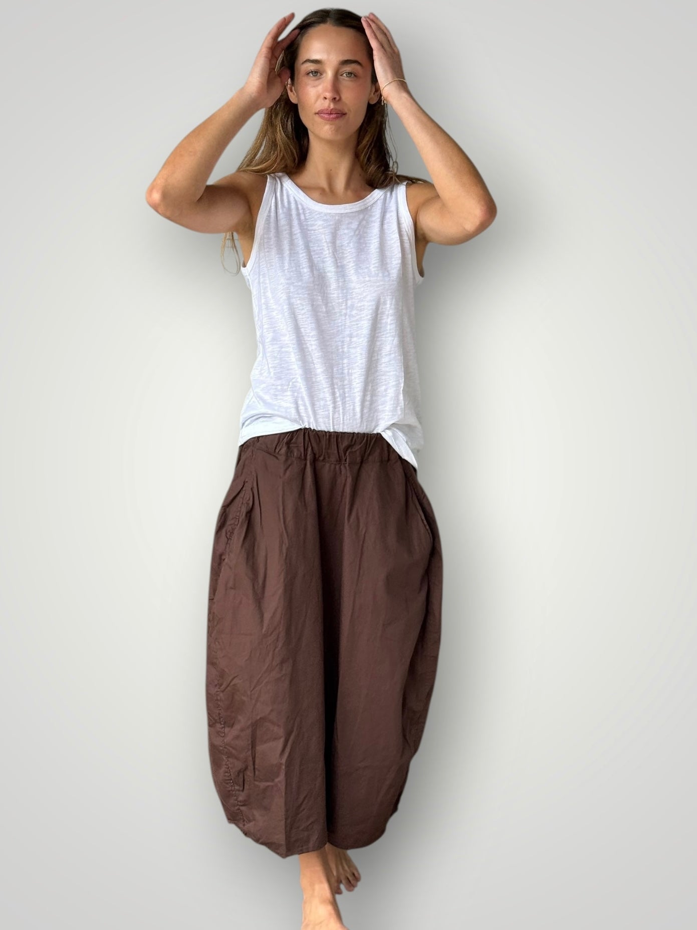 lana skirt - chocolate cotton Apparel