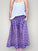 lulu skirt-orchid spot linen Apparel