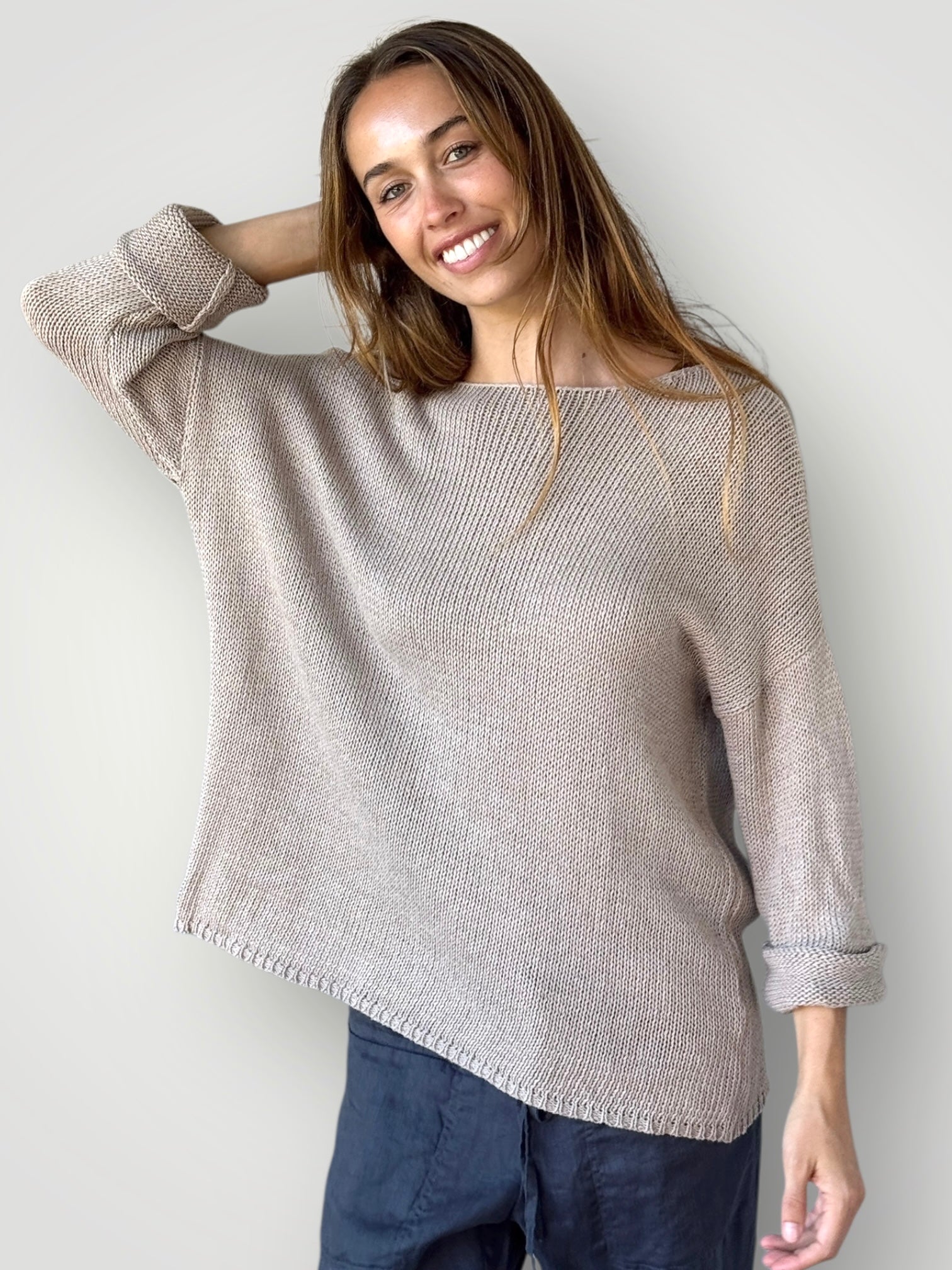 ashton knit - natural cotton Apparel