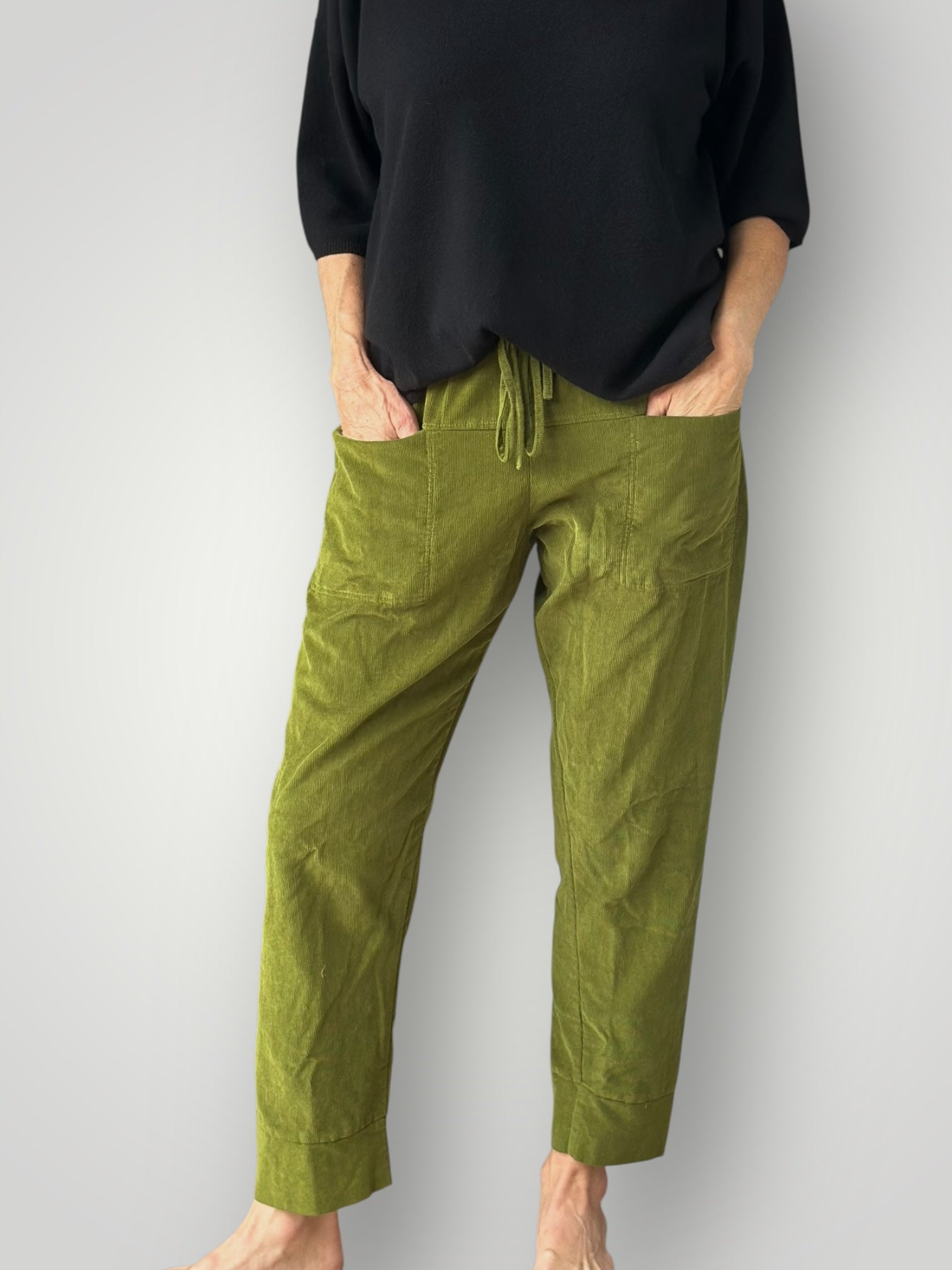 darcy pant-olive green cord General