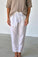 jessie pant-white linen Apparel